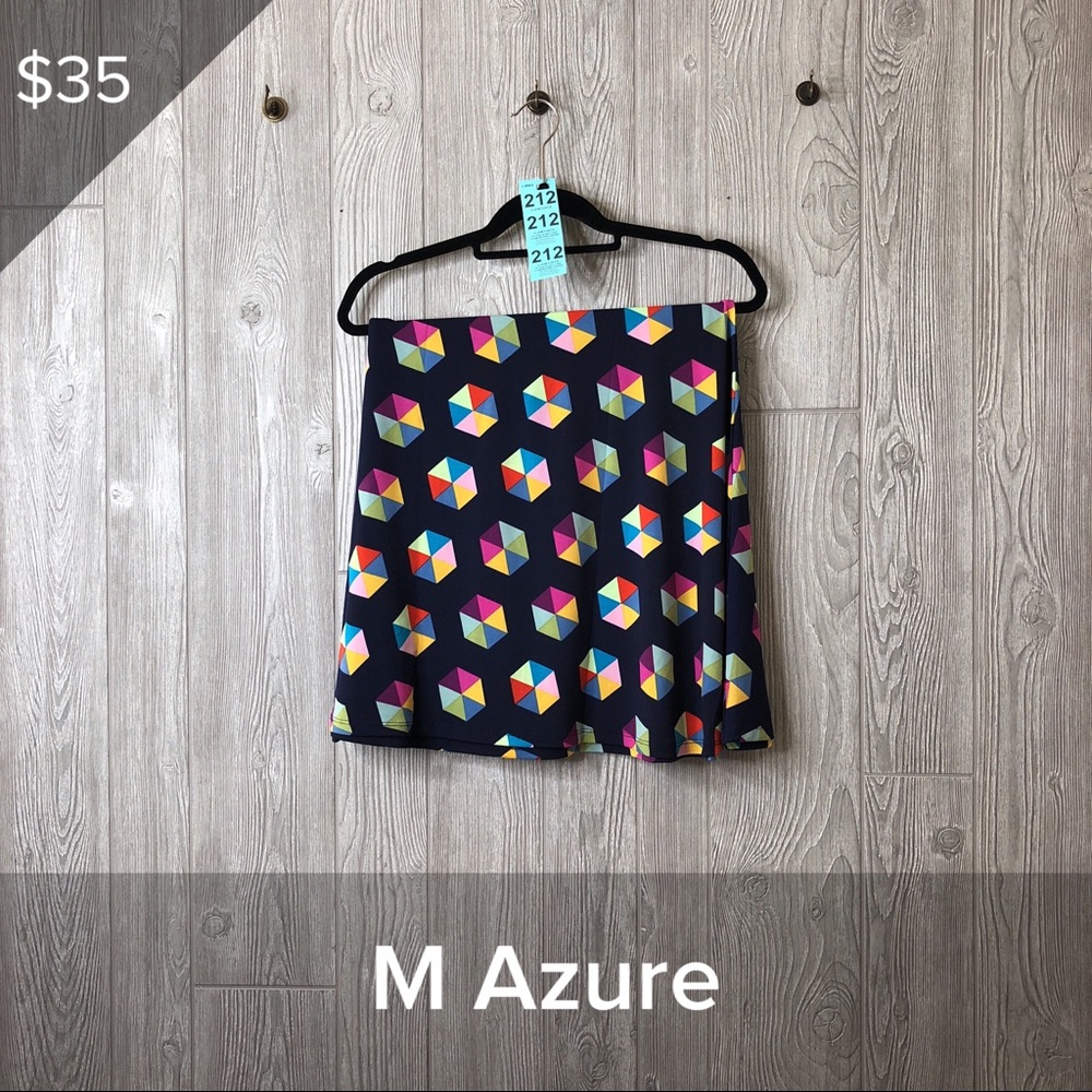 LuLaRoe azure skirt